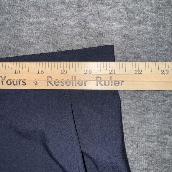 FootJoy Mens Performance Flat Front Zip Fly Casual Golf Shorts Navy Blue Sz 42‎ - Picture 4 of 7